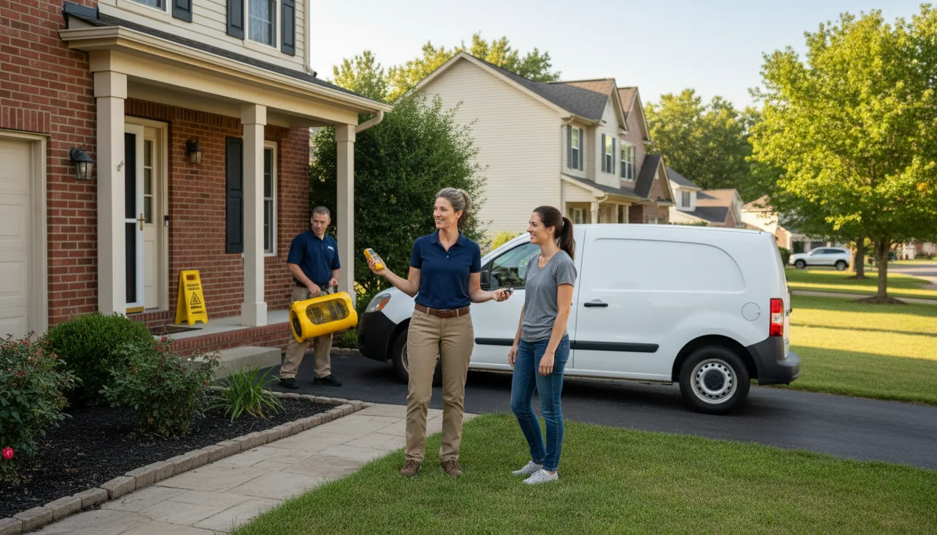 Water restoration image for Dehumidification And Cleanup Services in Drummond, WI